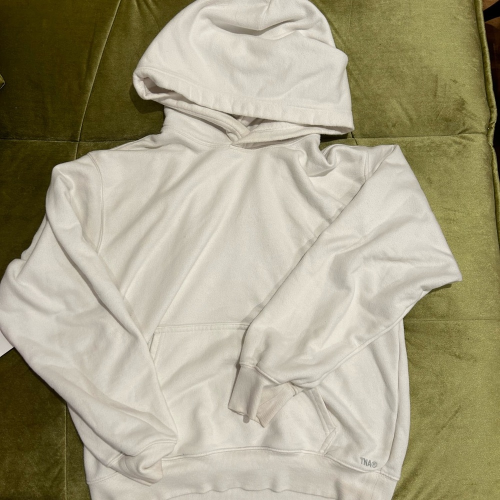 Aritzia TNA sweatfleece, terry fleece perfect fit sweatshirt. Size S